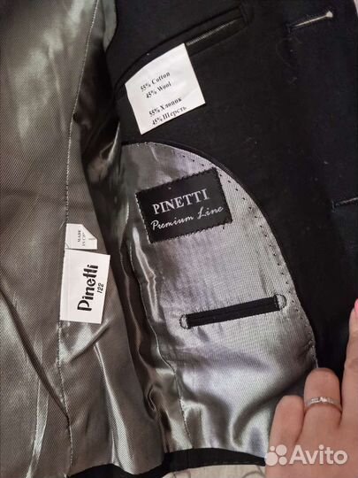 Пиджак школьный для мальчика 122