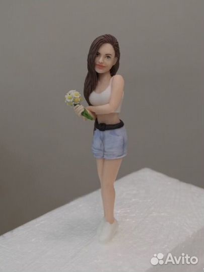 Фигурки из мастики (портретнпя лепка )