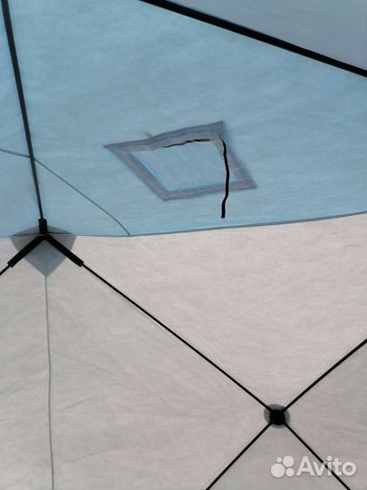 Палатка зимняя утеплённая куб