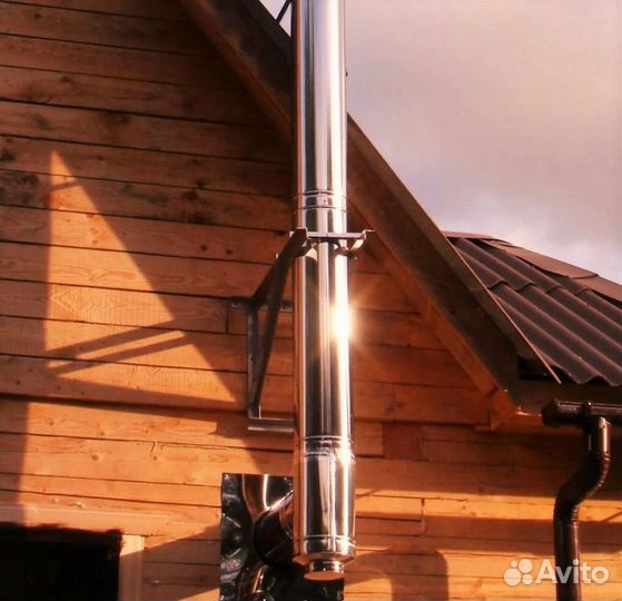 Дымоход из сэндвич-труб