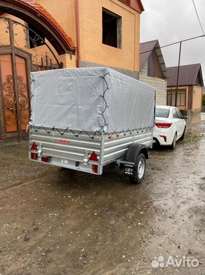 Легковой прицеп Мзса 2,5 х 1,37 высокий борт + тен
