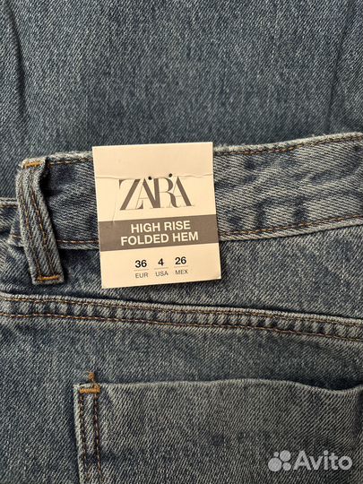 Джинсы zara 36 новые