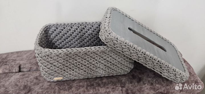 Салфетница вязаная