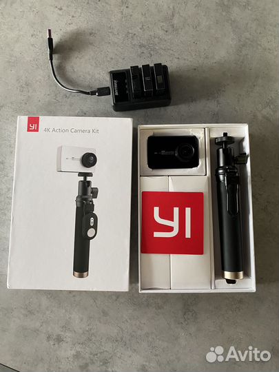 Экшн камера xiaomi yi 4k action camera kit