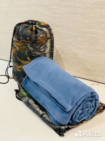 Флисовый походный плед