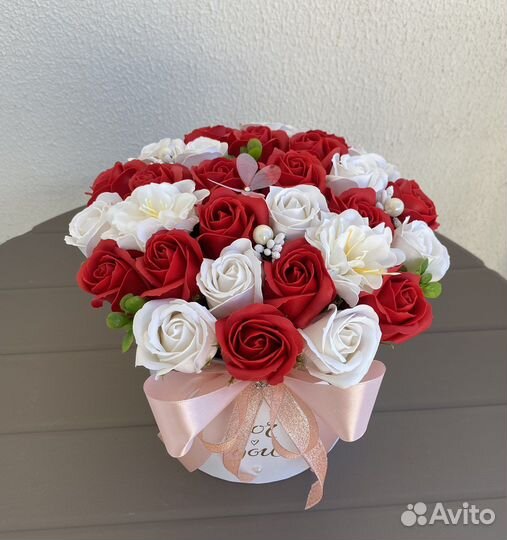 Букет из мыльных цветов