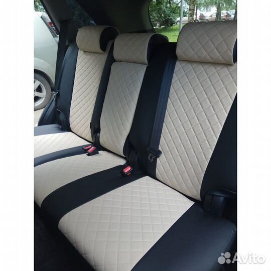 Авточехлы Chery Tiggo 5 Экокожа ромб Автопилот