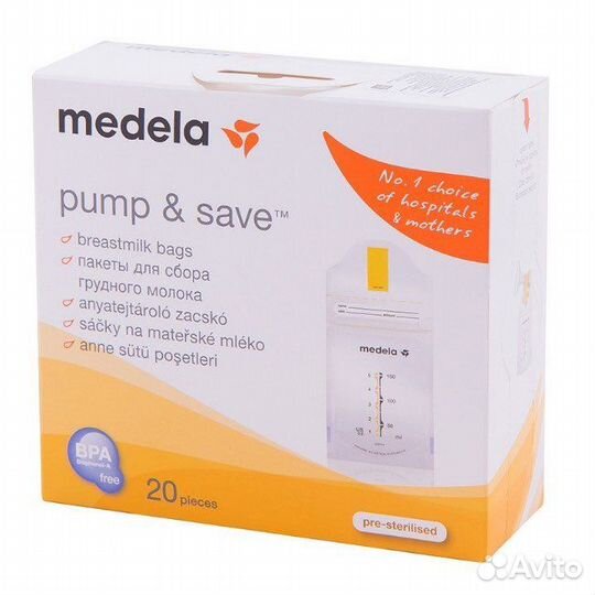 Пакеты для молока Medela