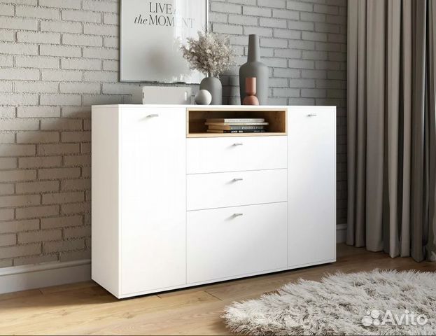 Комод новый к303 цвет белый не икеа купить в Омске | Товары для дома и ...