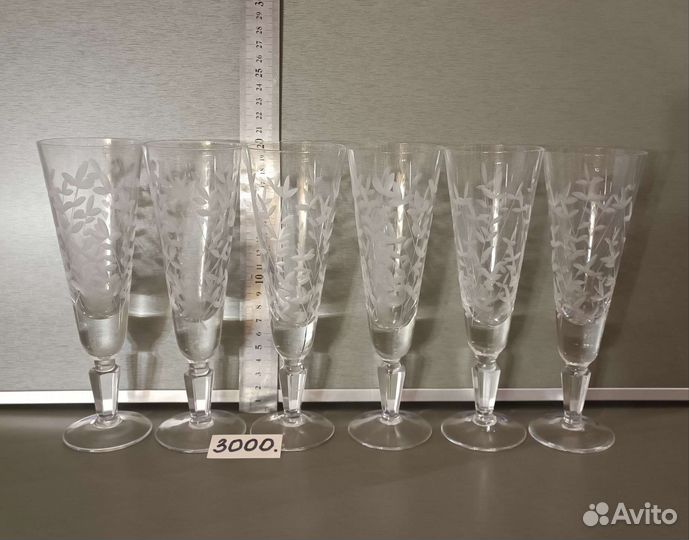 Бокалы фужеры винтаж