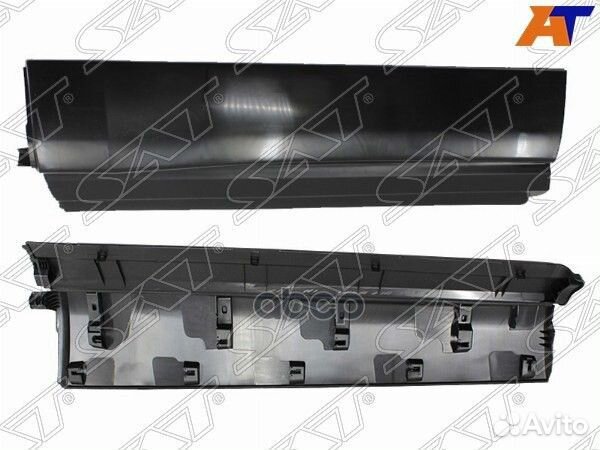 Накладка на заднюю дверь toyota highlander 13