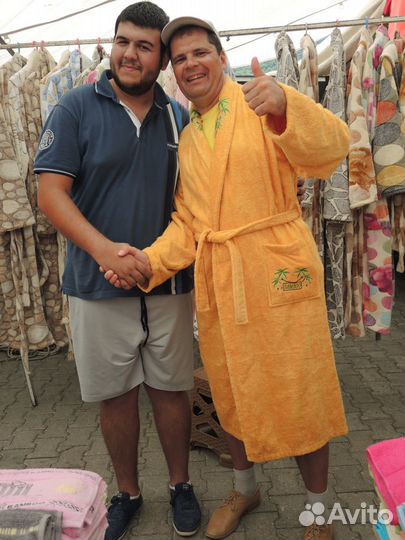 Восточный махровый халат из Стамбула р-50-58