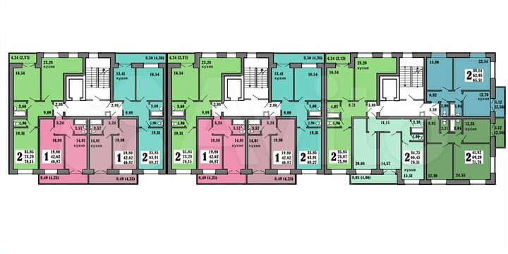 1-к. квартира, 46,9 м², 3/9 эт.