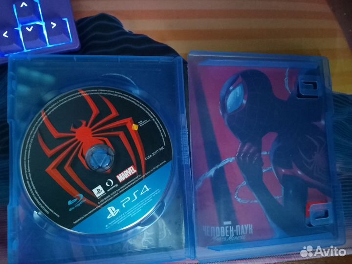 Диск PS4 Человек паук Майлз Морралес