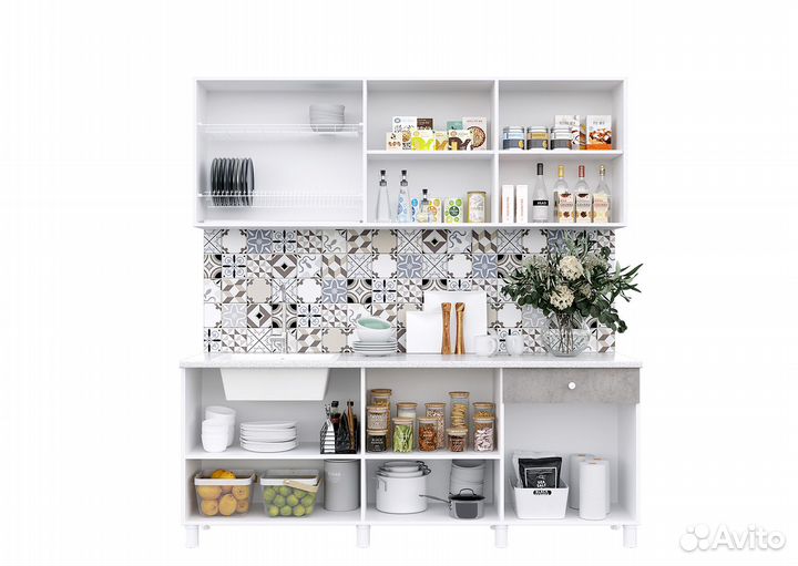 Кухонные гарнитуры все размеры. Можно без фасадов