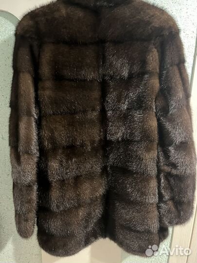 Шуба норковая 42 44 поперечка