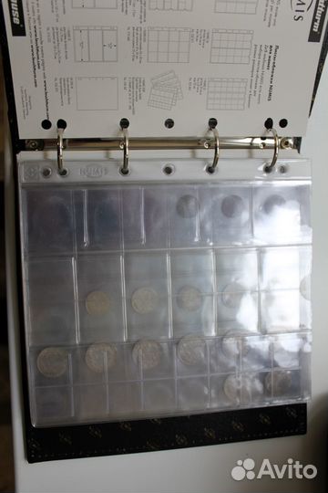 Lighthouse numis. Альбом для монет. кожаный. шубер