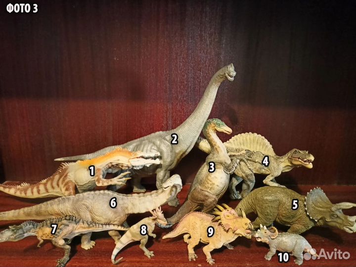 Динозавры фигурки Schleich Papo
