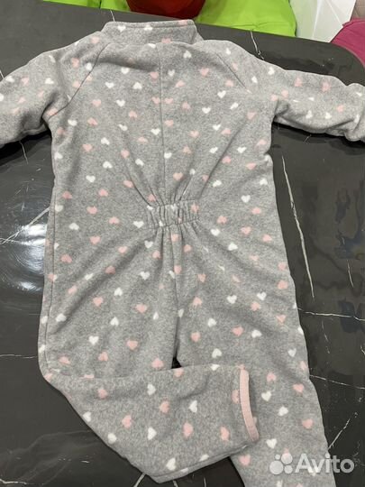 Флисовый комбинезондля девочки