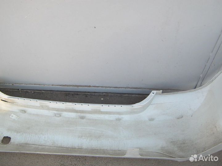 Форд Фокус бампер задний, серебро