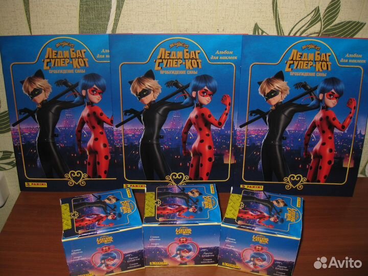 Наклейки panini Леди Баг и Супер-Кот (2023 год)