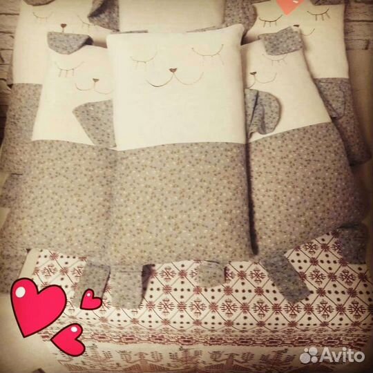 Экоподушка котик