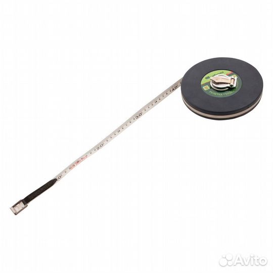 Рулетка геодезическая 30 м х 13 мм, закрытый корпу