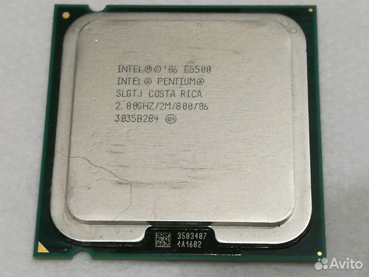 Процессоры dual core/ core 2 duo /pentium 4