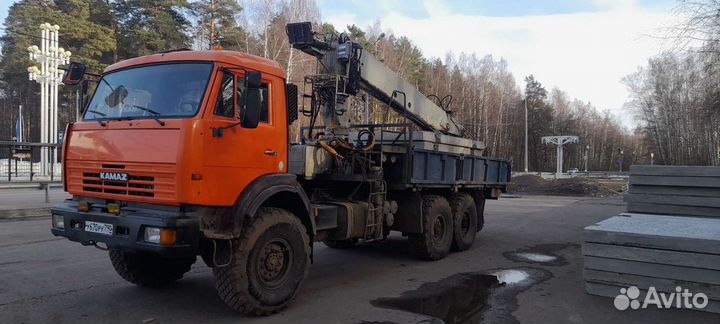 Услуги манипулятора камаз вездеход, кран вездеход
