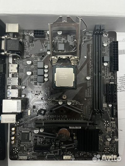 Материнская плата gigabyte h410m h v3 и i5 1400f