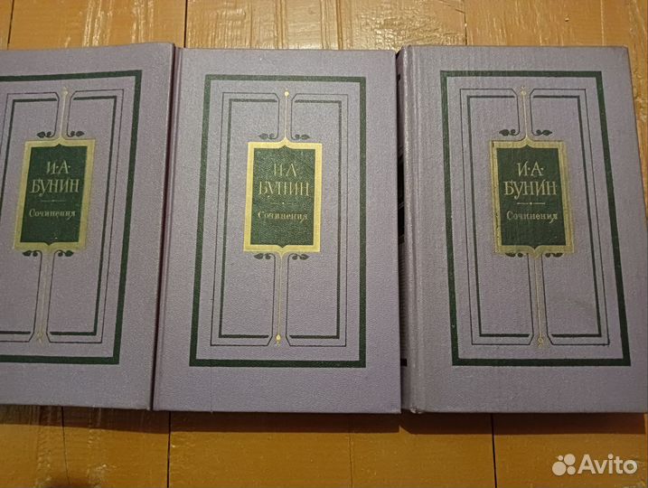 Книги Бунин И.А