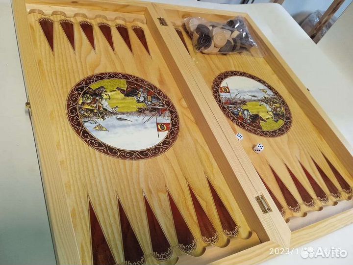 Шахматы нарды шашки 3 в 1 