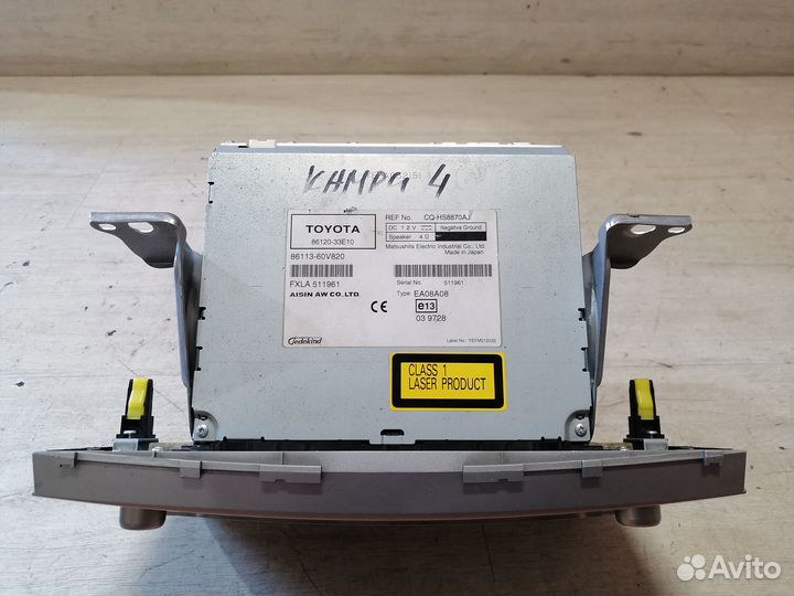 Магнитола штатная Toyota Camry V40 рест