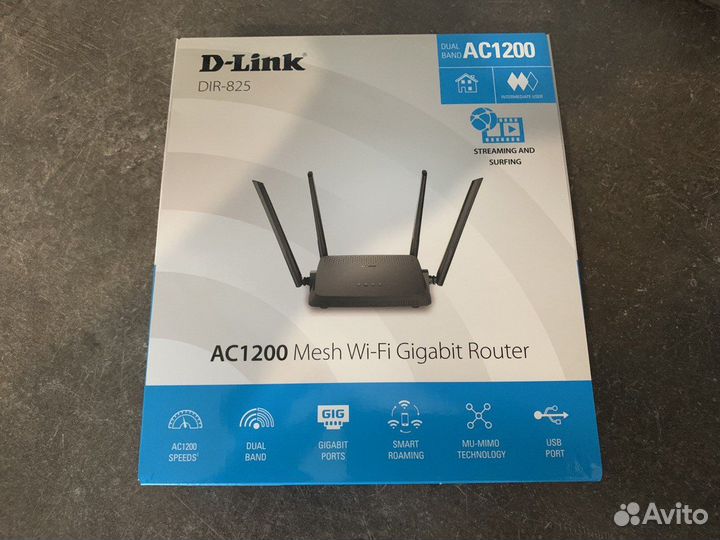 Wifi роутер D-link Dir-825