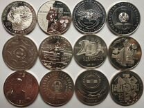 Казахстан монеты 20, 50, 100, 200 тенге