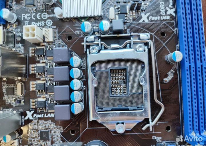 Плата Asrock H61M-VG3 (LGA 1155)