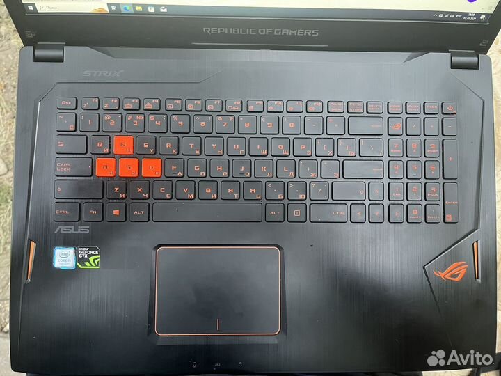 Ноутбук asus rog