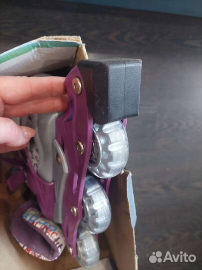 Роликовые коньки детские раздвижные