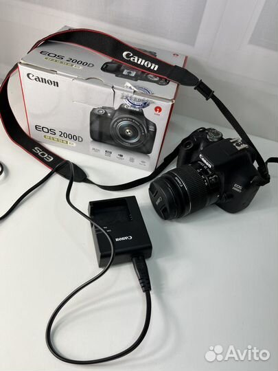 Зеркальный фотоаппарат canon eos 2000d