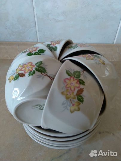 Набор кофейных пар, СССР, фз,Пролетарий