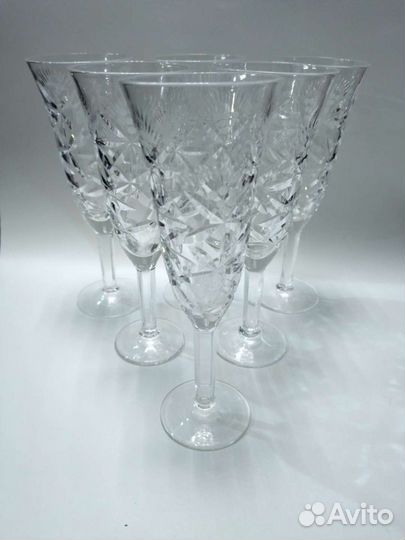 Фужеры хрустальные СССР