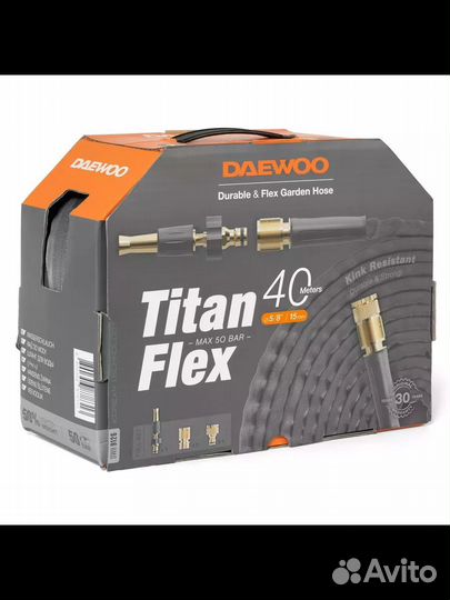 Шланг для полива daewoo TitanFlex DWH 9126 40м