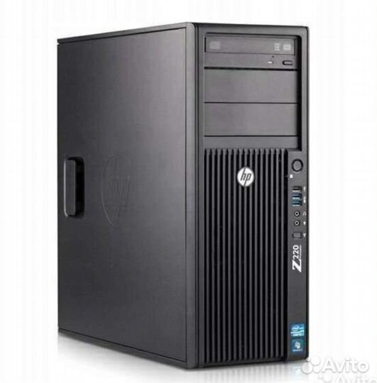 Корпус материнка Салазки hdd HP z220 i5-3470