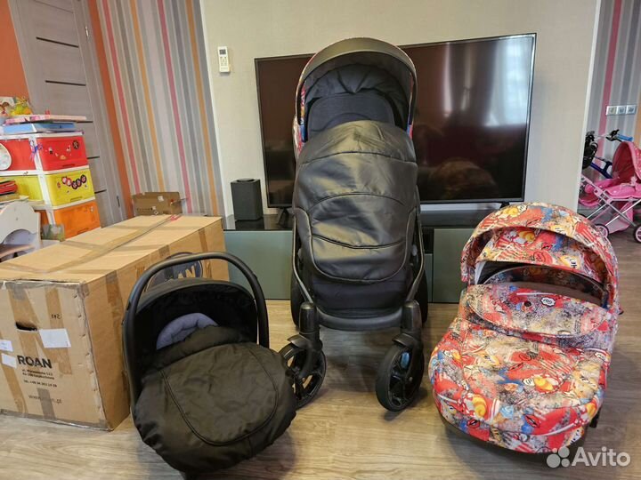 Коляска Roan Bass Soft limited edition 3 в 1