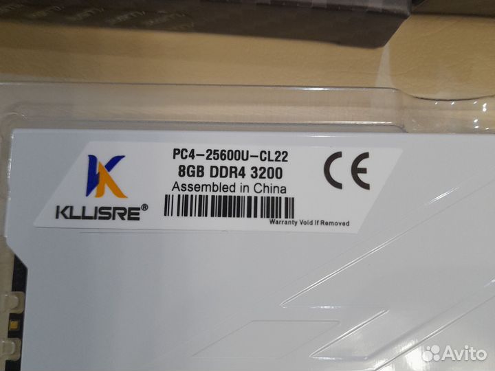 Ddr4 2x8gb 16gb 3200 Kllisre новая