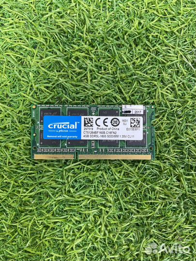 Crucial 4Gb DDR3L 1600