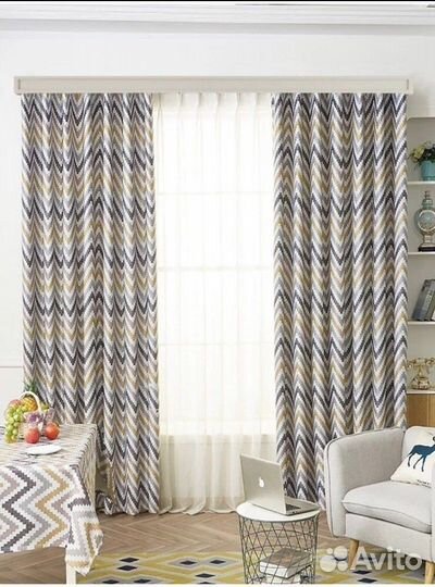 Шторы зигзаг
