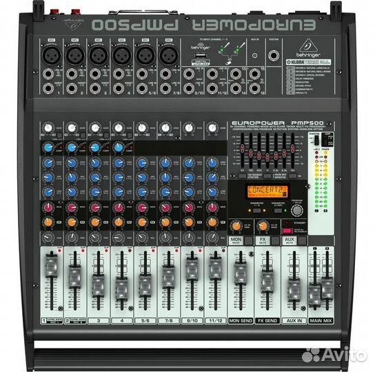 Behringer PMP500 микшер с усилителем