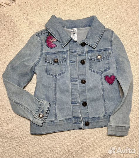 Джинсовая куртка carters 5T (на 98)