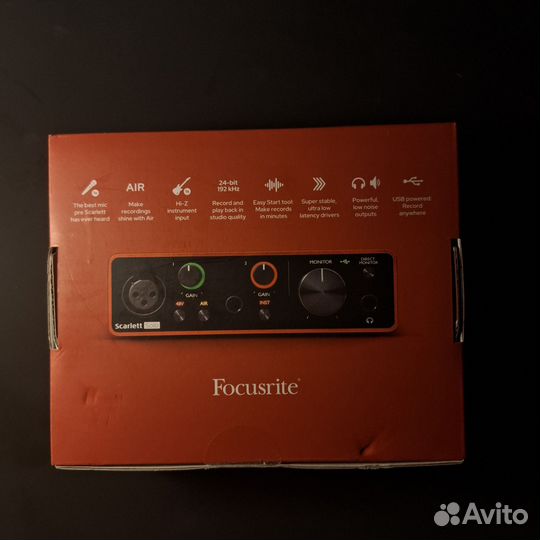 Звуковая карта focusrite scarlett solo